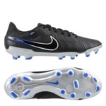 Nike Tiempo Legend 10 Academy MG Shadow - Sort/Krom/Blå, størrelse 44½