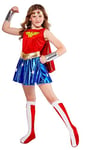Rubie's Officielle Deluxe Déguisement Wonder Woman, 132 cm, Enfant, Costume pour Enfants de 5 à 7 – Medium