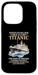 Coque pour iPhone 14 Pro Titanic Expert – White Starline RMS Titanic Garçons Filles