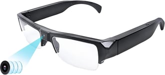 Lunettes caméra espion HD 1080p Mode Action Vidéo Recorder Lunettes pour conduite, randonnée, pêche, équitation (carte Micro SD 32G incluse).[G413]