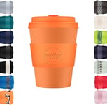 Ecoffee Cup 12oz 350ml Reusable Eco-Friendly 100% Plant Based Coffee Cup with S