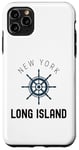 iPhone 11 Pro Max Long Island New York Vintage LI NY Ship Wheel Est 1640 Case