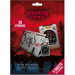 Stranger Things Upside Down Battle Tech Stickers