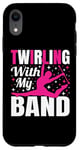 Coque pour iPhone XR Twirling with My Band Baton Twirling Art