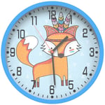 Vidaxl - Horloge murale bleu Ø25,5 cm polystyrène et verre Blue