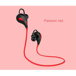 Ecouteurs Bluetooth Sport pour HUAWEI P30 Smartphone Sans Fil Bouton Son Kit Main Libre INTRA-AURICULAIRE Universel - ROUGE