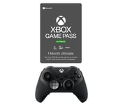 Xbox Elite Series 2 Wireless Controller (Black) & Xbox Game Pass Ultimate (1 month membership) Bundle