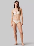 Calvin Klein Seductive Comfort Bikini Knickers, Bone White