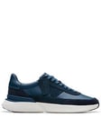 Clarks Craft Pace Trainers - Navy, Navy, Size 11, Men