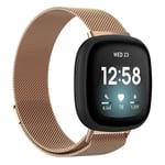 Fitbit Versa 4 Armband Milanese Loop, Roséguld