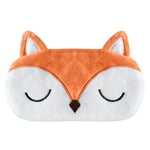 Mezeic Sleep Eye Mask, Cartoon Eye Mask Soft Plush Eye Mask for Sleeping Travel Blockout Sleeping Masks Eye Cover Novelty Cute Animal Eyeshade for Kids Girls Children Adult (Fox)