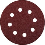 kwb Disque abrasif Ø 115 mm en corindon supérieur avec grain 180, changement sans outil, liant en résine synthétique de haute qualité et support en papier renforcé. pour le ponçage du bois et du métal