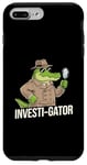 iPhone 7 Plus/8 Plus Kids Funny Investi-Gator Detective Pun Alligator Reptile Case