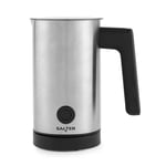 Salter EK6328 Electric 4 in 1 Milk Frother – Stainless Steel Milk Steamer, Milk Foamer, 150ml Frothing/300ml Heating Capacity, Warm and Cold Drinks, Coffee, Hot Chocolate, Latte, Non-Stick, 500W