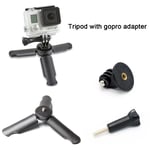 Mini trépied pour Smartphone/téléphone,support monopode Gopro 6/lisse Q/DJI OSMO,trépied Portable pliable - Type Tripod with adapter