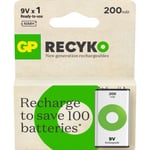 GP Paristo Recyko NiMH 9V 200mAh 1-Pack