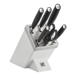 ZWILLING All * Star 7-pcs white Ash Knife block set with KiS technology