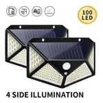 Seenlin - Lampe Solaire Extérieur100 led, Eclairage Solaire 1000 Lumens Extérieur Solaire Détecteur de Mouvement sans Fil Etanche Spot Solaire