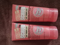 2 X 200ml Soap&Glory Body Scrub Of Your Life Smoothing Original Pink Skin Care