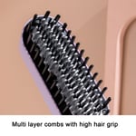 Hair Straightener Brush Portable Negative Ion Hair Straightening Comb Straig BST