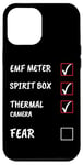 iPhone 12 Pro Max EMF Meter Spirit Box Thermal Camera Fear Paranormal Hunting Case