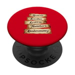 Five Rings The Pentateuch Five Books List Découpe 5 PopSockets PopGrip Interchangeable