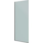 Dansani Match brusevæg, 97 cm, frostet glas, satin profil