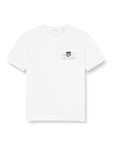 GANT Men's REG Archive Shield EMB SS T-Shirt, White, S