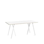 HAY Loop Stand ruokapöytä White laminate-white, 160 cm