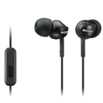 Sony Mustat Kuulokkeet MDR-EX110APT