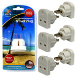 Sure Travel 3 Pin UK to US/ASIA Adaptor Family Pack, 6 x Power Convertor Plugs