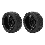 2pcs 63mm RC Rubber Wheel Tire Tyre For 1/10 Remote Control Racing Car ^UK