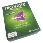 6 x Nicorette 15mg Inhalator 20 Cartridges
