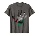 PALESTINE FLAG ON A HANDPRINT - FREE PALESTINE T-Shirt