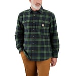 Carhartt rutete Flanellskjorte, Herre, Frosted balsam, M