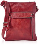 Bessie London, Sac en bandoulière Femme, Rouge, ONE SIZE