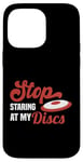 Coque pour iPhone 14 Pro Max Ultimate Frisbee Stop Staring Disques