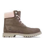 Timberland Womenss 6 Inch Premium Waterproof Boots in Brown Leather (archived) - Size UK 4