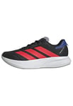 adidas Homme Duramo Speed 2 Running Shoes Chaussures de Course, Core Black/Lucid Red/Team Royal Blue, 40 EU