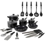 Morphy Richards 970050 6 Piece Pan Set with Utensils