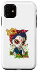 Coque pour iPhone 11 Catrinas Underworld - Motifs colorés du jour des morts