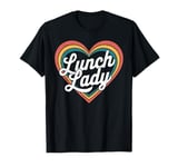 Lunch Lady Heart Cafeteria Worker T-Shirt