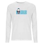 South Park Randy Pandemic Specialist Long Sleeve Unisex Long Sleeve T-Shirt - White - L