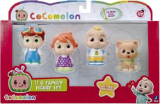 CoComelon 4 Figure Pack - JJ & Family Figure Set Includes JJ, YoYo, Tomtom NEW!