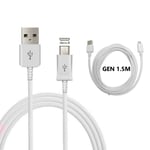 1.5M Fast Charger Micro USB Data Cable Lead Compatible For Samsung S5 S6 S7 Edge