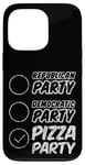 Coque pour iPhone 13 Pro Republican Party Decromatic Party Pizza Party --