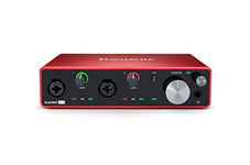 Focusrite Scarlett 4i4 3rd Gen USB Audio Interface for Recording, Songwriting, & Streaming — High-Fidelity, Studio Quality Recording, with Transparent Playback