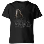 Fantastic Beasts Tribal Augurey Kids' T-Shirt - Black - 3-4 ans - Noir