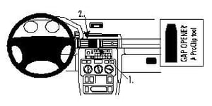 Landrover Freelander 98-03, Centrerad