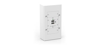 KRAMER OWB-2G/EU/GB | 2-Gang On-Wall Box | Plastic | White